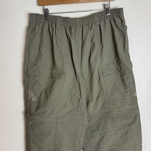 Columbia PFG Pants Mens Large Omni-Shield Nylon Fishing Convertible outdoors - Picture 2 of 13